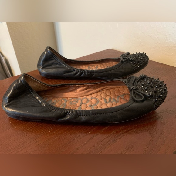 Sam Edelman Beatrix Sparkly Spiky Toe Ballet Flat, Size 7 - Picture 4 of 8
